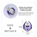 Sterling Silver Heart Shaped Crystal Birthstone Dragon Pendant Necklace