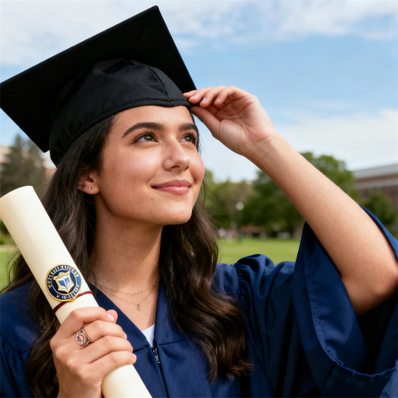 Sterling Silver Personalized  Class Ring for Class of 2026