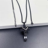 Stainless Steel Birthstones Cross Urn Necklaces for Ashes