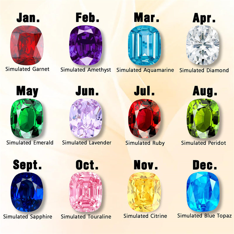 Sterling Silver Personalized Engraved Birthstone Class Rings for Graduation