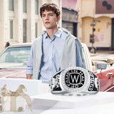 Sterling Silver 2025 Personalized Pattern Birthstone Engraved High School College Class Ring Gift for Men