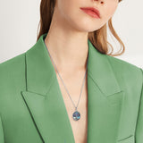 Sterling Silver Tree of Life Urn Necklaces Abalone Opal Shell Cremation Jewelry for Ashes