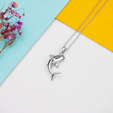 14K Gold 18K Gold Shark Pendant Necklace