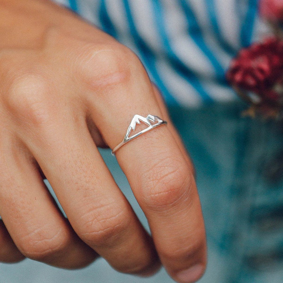 Sterling Silver Sierra Ring Mountain Ring for Women