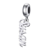 Sterling Silver Persoanlized Name Charm Beads