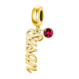 Sterling Silver Persoanlized Name Charm Beads