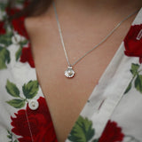 14K Gold Pearl SeaShell Pendant Necklace