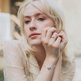 Sterling Silver Heart Urn Bracelet for Ashes Engraved With I Love You Forever