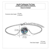 Sterling Silver Tree of Life Urn Bracelet for Ashes