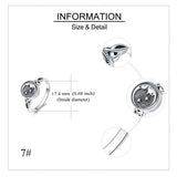 Sterling Silver Moon and Star Urn Ring for Ashes