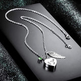 Sterling Silver Personalized Birth Month Flower Bar Pendant Necklace