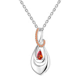 Sterling Silver TearDangle Infinity Urn Necklace for Ashes