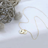 Sterling Silver Personalized Birth Month Flower Pendant Necklace