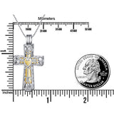 Sterling Silver TearDangle Love Heart Angel Wing Cylinder Cross Urn Necklace for Ashes