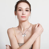 Sterling Silver Personalized Birth Month Flower Bar Pendant Necklace