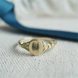 Sterling Silver Pine Tree Ring Conifer Ring Forest Ring