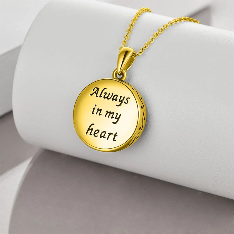 Sterling Silver Tree of Life Urn Necklaces Abalone Opal Shell Cremation Jewelry for Ashes