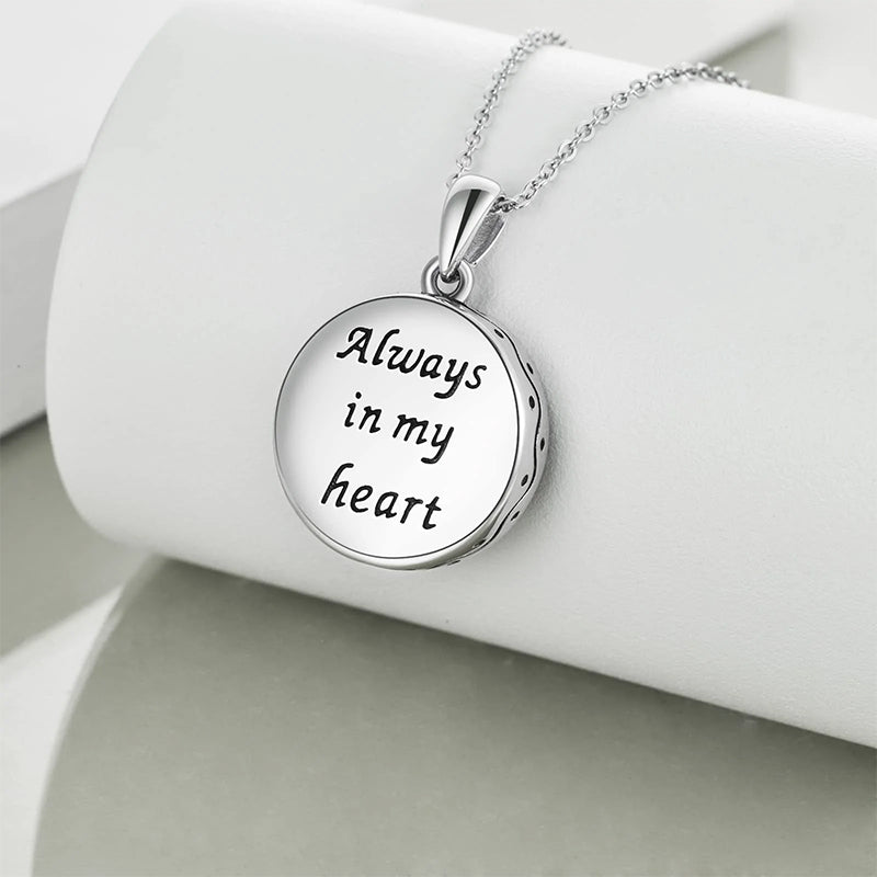 Sterling Silver Tree of Life Urn Necklaces Abalone Opal Shell Cremation Jewelry for Ashes