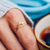 Sterling Silver Sierra Ring Mountain Ring for Women