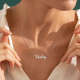 Sterling Silver Personalized Name Pendant Necklace