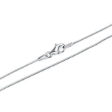 Sterling Silver 1mm Clean Chain Necklace