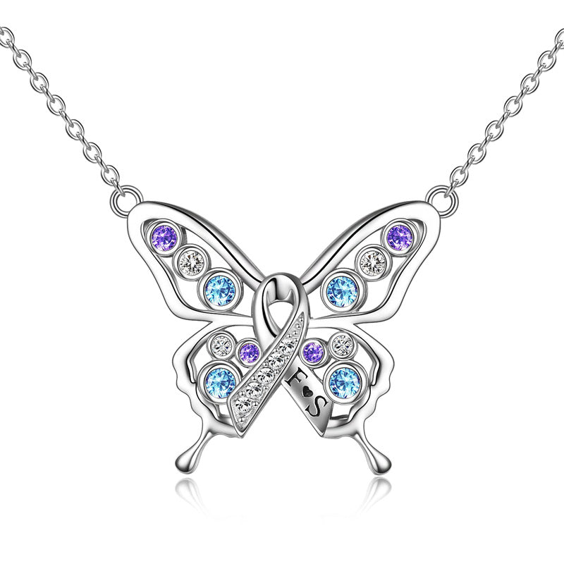 Sterling Silver Cancer Survivor Pendant Necklace