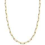 Sterling Silver 3mm 5mm Paperclip Link Chain Necklace