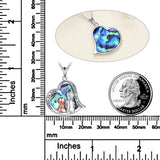 Sterling Silver Brother and Sister Pendant Necklace With Engraved