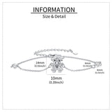 Sterling Silver Highland Cow Bracelet