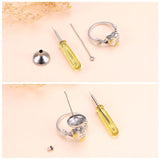 Sterling Silver Sunflower Urn Ring for Ashes Engraved With Always in My Heart