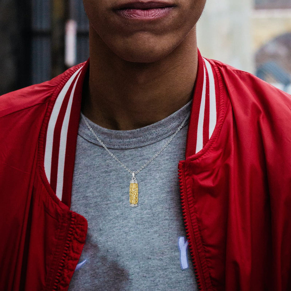 Sterling Silver Tree of Life Urn Necklace for Ashes