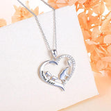 Sterling Silver For Mom Necklace Mothers Day Gift Mama Bear Pendant Necklace or Bracelet for Mum Animal necklace DAOCHONG