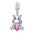 12-Month Birthstone Hippo Charm: A Meaningful Jewelry Gift for Every Birthday