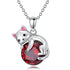 Top Personalized Cat Jewelry Gifts: Why Round Birthstone Cat Pendant Necklaces Are So Popular