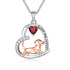 Why Dog Lovers Adore the Heart Birthstone Dachshund Pendant Necklace