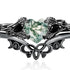 Why Choose a Black Heart Moss Agate Ring Set for Your Engagement and Wedding