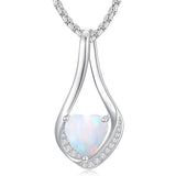 Sterling Silver 18K Yellow/White Gold Plated Forever Love Heart Infinity Pendant Necklace