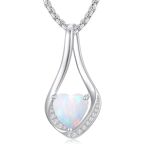 Sterling Silver 18K Yellow/White Gold Plated Forever Love Heart Infinity Pendant Necklace