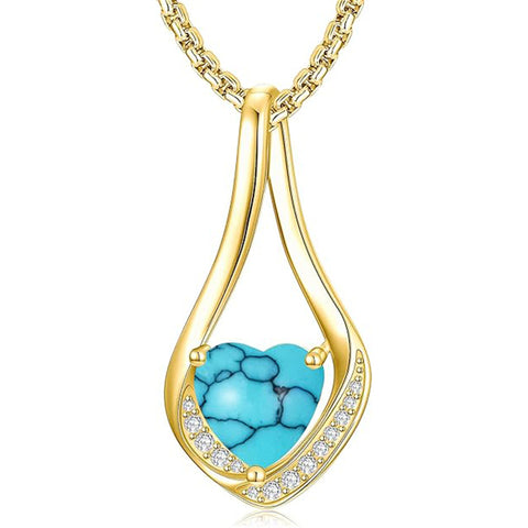 Sterling Silver 18K Yellow/White Gold Plated Forever Love Heart Infinity Pendant Necklace