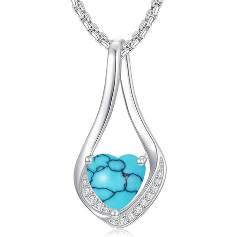 Sterling Silver 18K Yellow/White Gold Plated Forever Love Heart Infinity Pendant Necklace