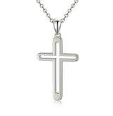 14K Solid Gold Cross Necklace for Women, Real Gold Faith Cross Pendant Religious Jewelry Gift for Her, Wife, Mom 16"-18"