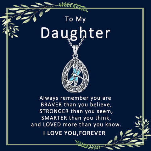 Sterling Silver Oxidation Turquoise Dragonfly Sunflower Pendant Necklace