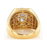 10K Gold 14K Gold 18K Gold Oval Cut Custom Ring Gemstone Ring for Men