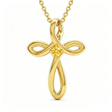 14K Gold Plated Cross Pendant Necklace for Women Faith Jewelry for Anniversary Christmas  Birthday Mother's Day