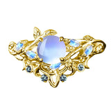 Sterling Silver 1CT Round Gemstone Engagement Wedding Bridal Anniversary Proposal Ring Set for Her