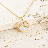14K Gold Move Mountains Pearl Mustard Seed Necklace Christian Jewelry Mustard Seed Jewelry Move Mountains
