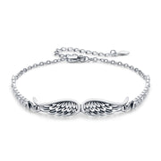 Sterling Silver Vintage Angel Wings Bracelet