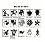 Copper Sterling Silver Custom Birthstone Class Ring for Men