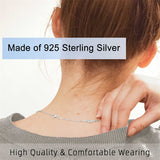 Sterling Silver Necklace Extenders for Women Bracelet Extender Sterling Silver Chain Extenders 3 Piece Set