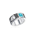 Sterling Silver Fully Personalized High School College Class Ring